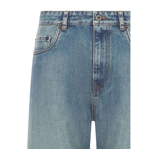 Miu Miu Blue Denim - Wide-Leg Jeans Women